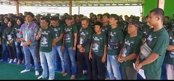 Pemuda Karangreja Nyawiji Beri Dukungan kepada Calon Bupati Purbalingga Tiwi-Hendra