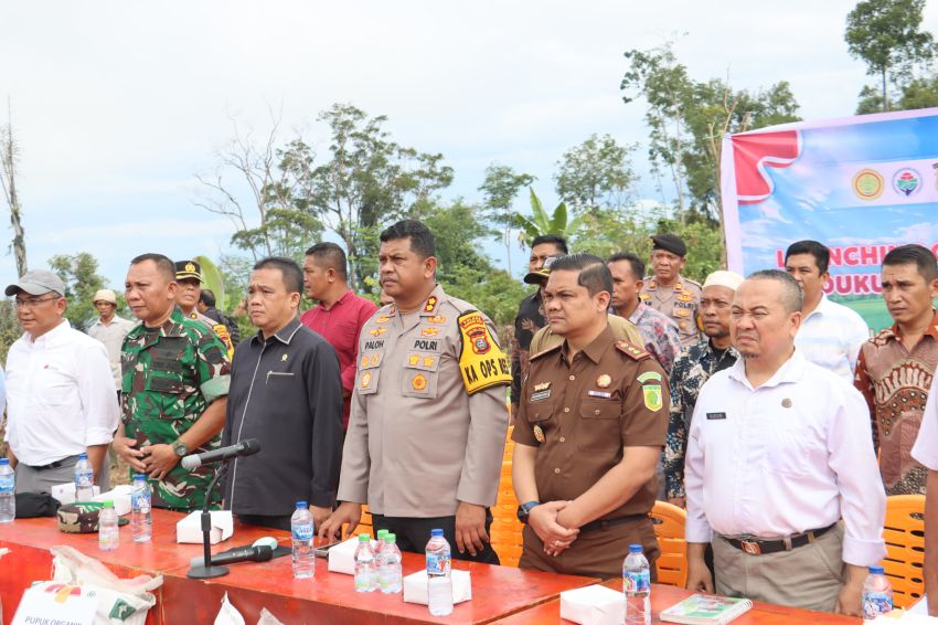 Polres Madina Jalankan Program Ketahanan Pangan Presiden Prabowo