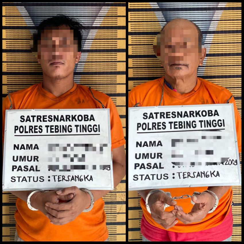 Kembali, Satres Narkoba Polres Tebing Tinggi Tangkap Dua Pria Miliki Sabu 