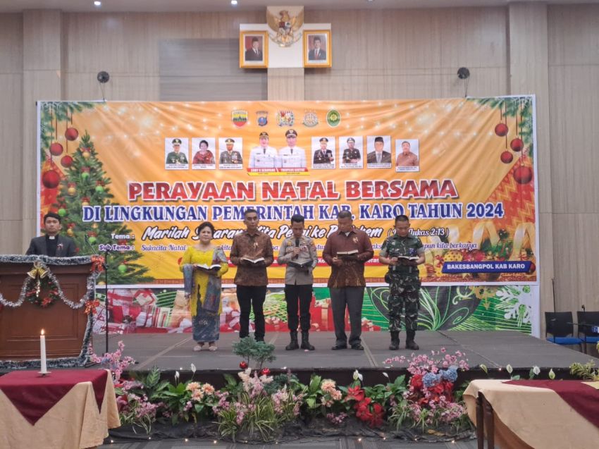 Perayaan Natal Bersama Pemkab Karo Tahun 2024