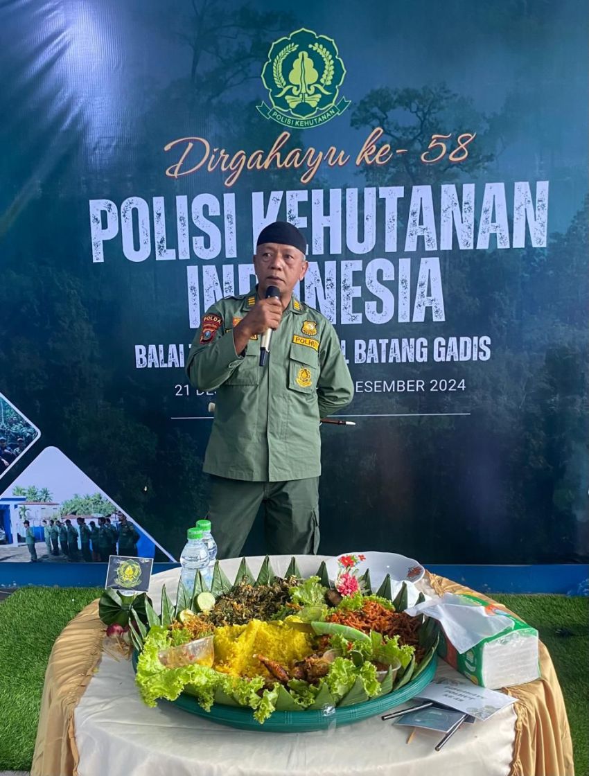 HUT ke 58 Polhut, TNBG Gelar Syukuran