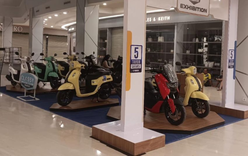 NMAX Neo Sedot Perhatian Pengunjung Yamaha Maxi Exhibition di Center Point Medan