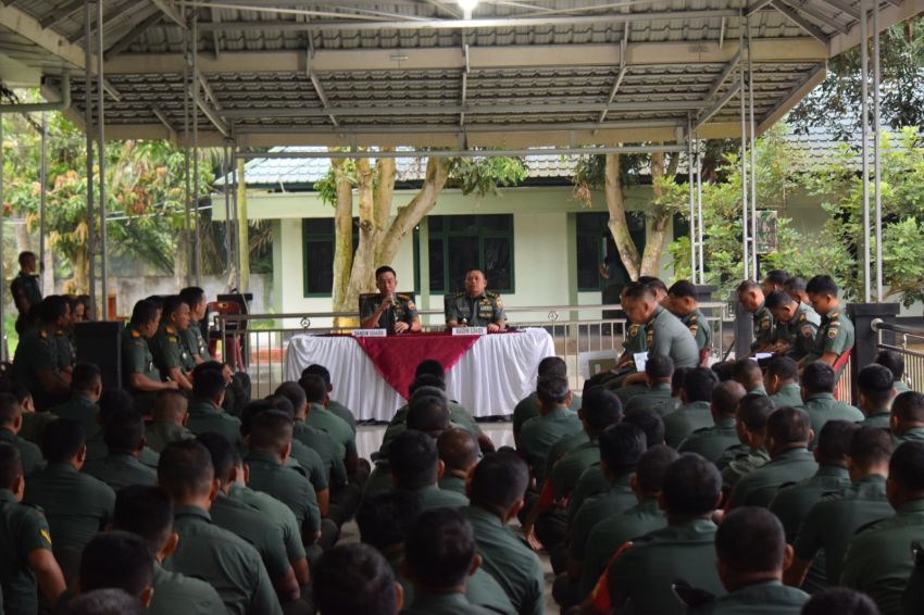 Jam Komandan, Dandim 0204/DS Beri 7 Penekanan Terkait Pemilu ke Prajurit