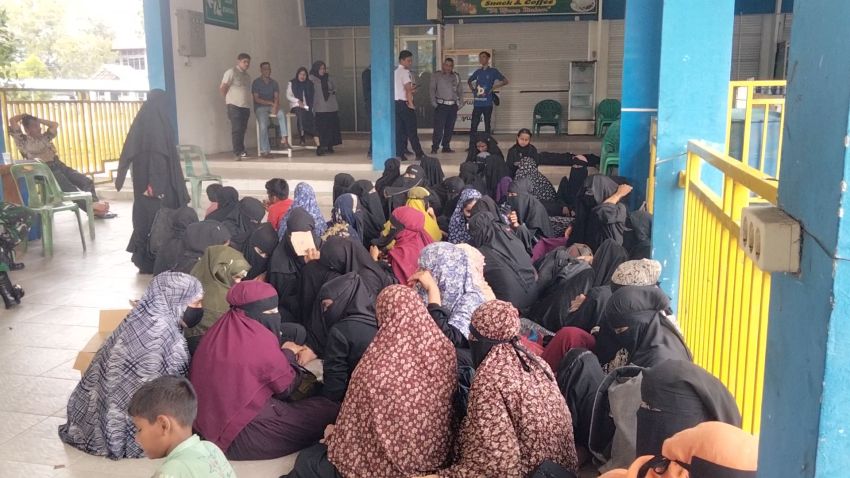 93 Imigran Gelap Etnis Rohingya Diamankan dalam Razia Gabungan di Terminal Tipe A Langsa