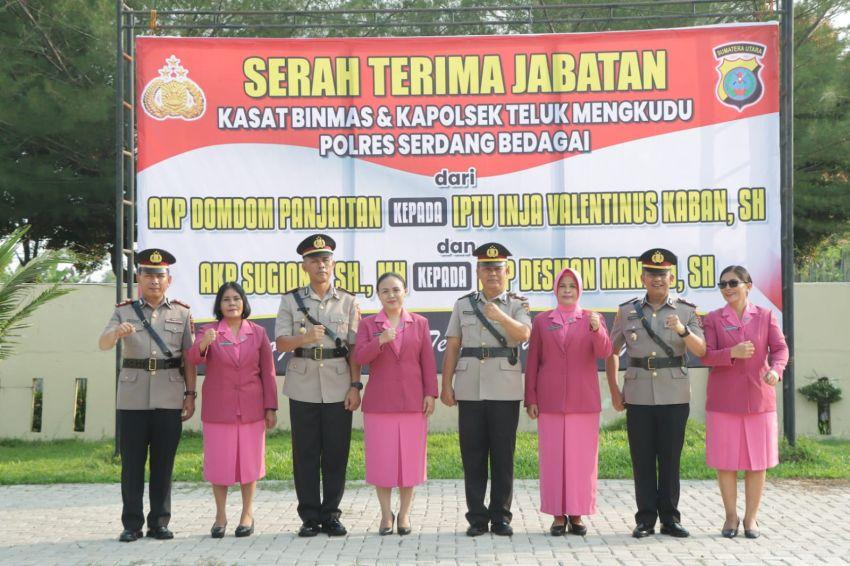 Mutasi di Polres Sergai: Kasat Binmas dan Kapolsek Teluk Mengkudu Berganti