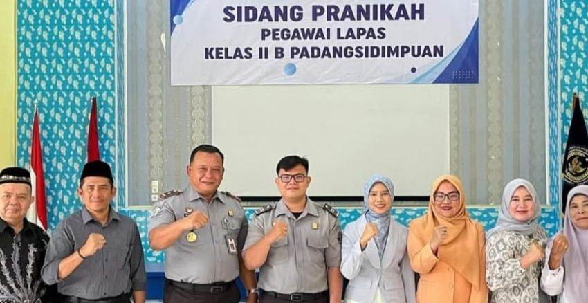 Lapas Padangsidimpuan Gelar Sidang Pranikah