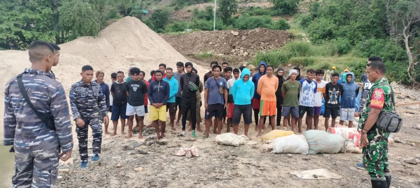 Abi Salim Bertemu Lanal Labuan Bajo Sebelum Para Penambang Dilepaskan