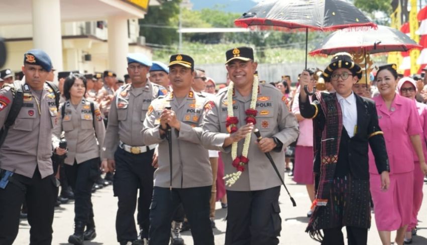 Kapoldasu dan Rombongan Kunker di Mako Polres Tapsel